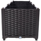 Deep Raised Garden Bed Plastic Planter Boxes