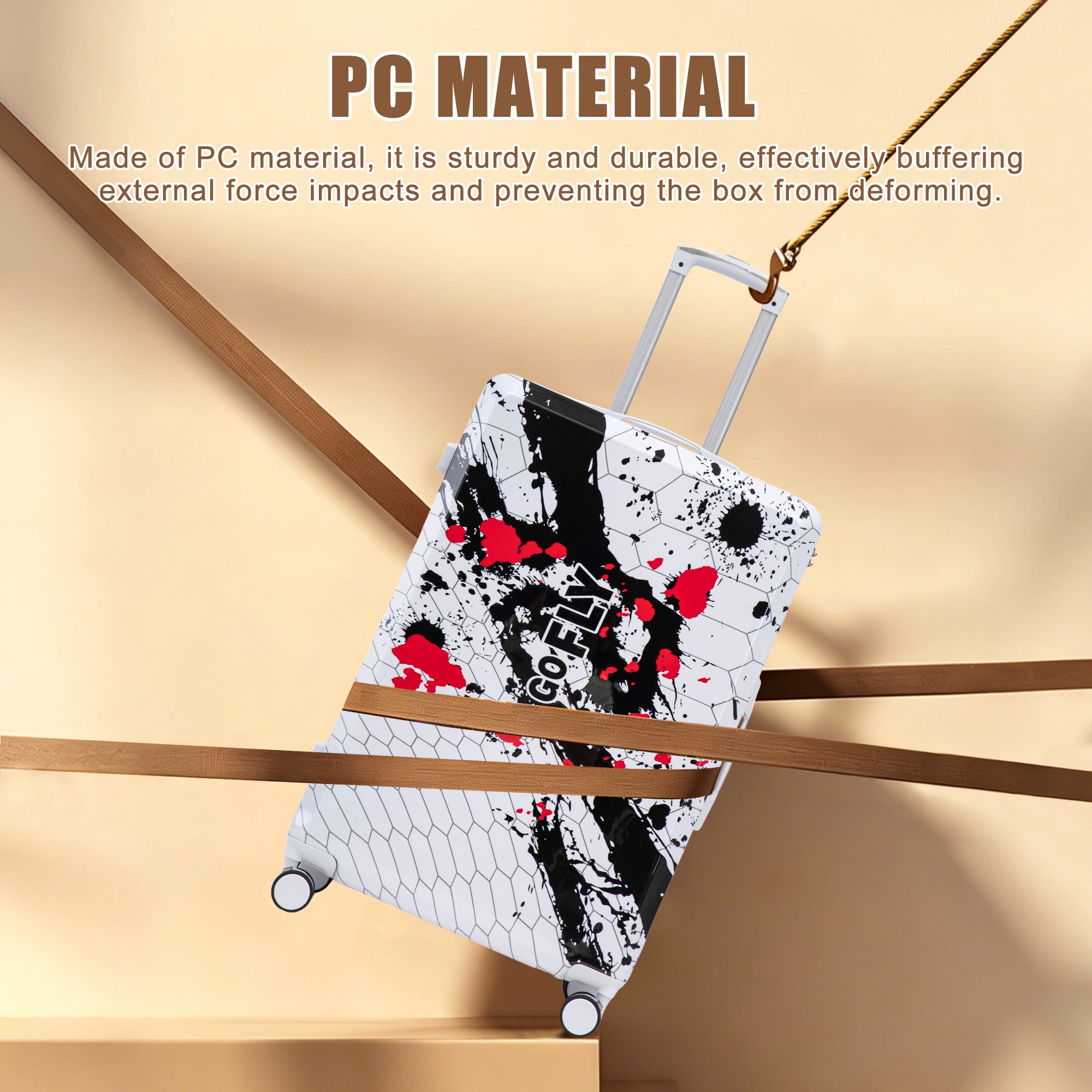 28 Inch PC Spinner Wheel Luggage