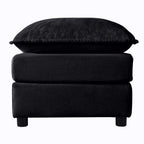Luxury Chenille Ottoman
