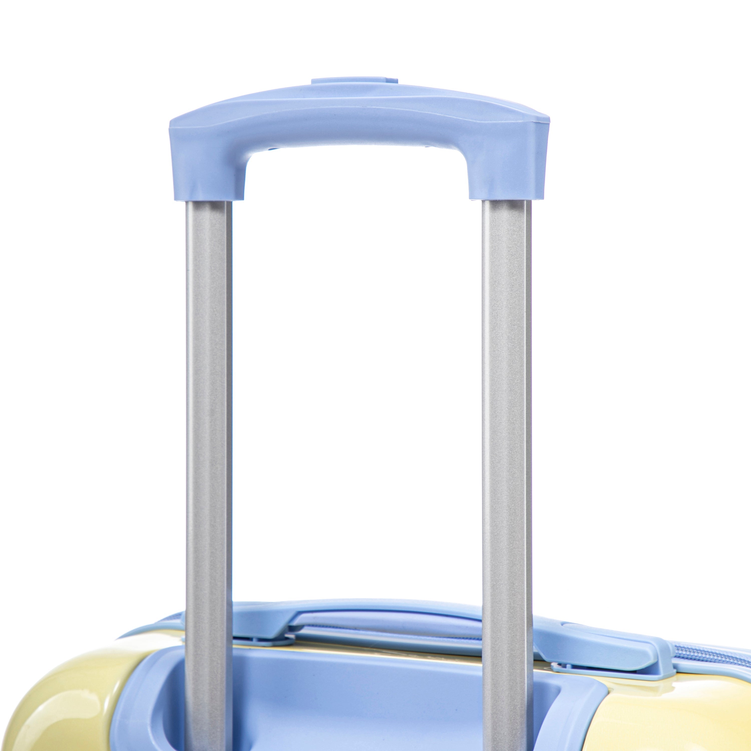 14'/20' 2-Piece PC Spinner Wheel Luggage Set in Gradient Blue Yellow