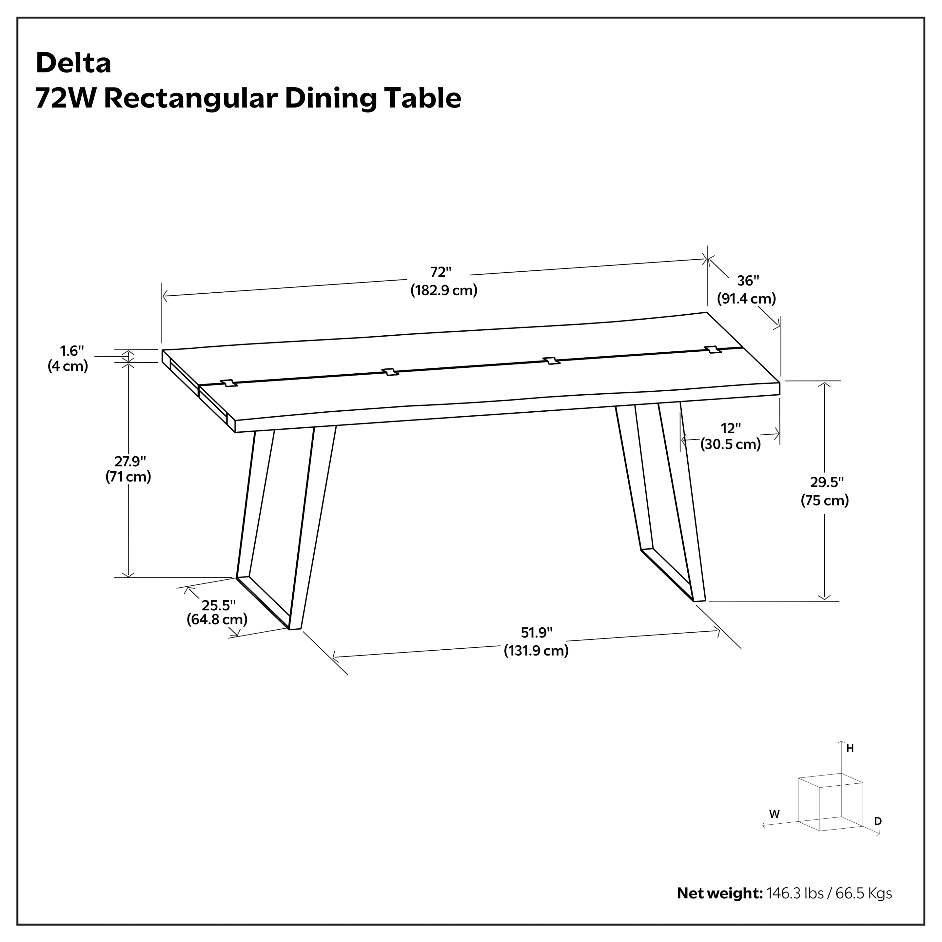 Delta Dining Table