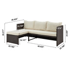Menton 3-Piece Sectional Set