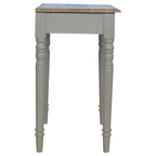 Solid Wood Hand Painted Writing Desk, 1-Drawer