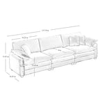 Modern Living Room Sofa 3 Pieces Set