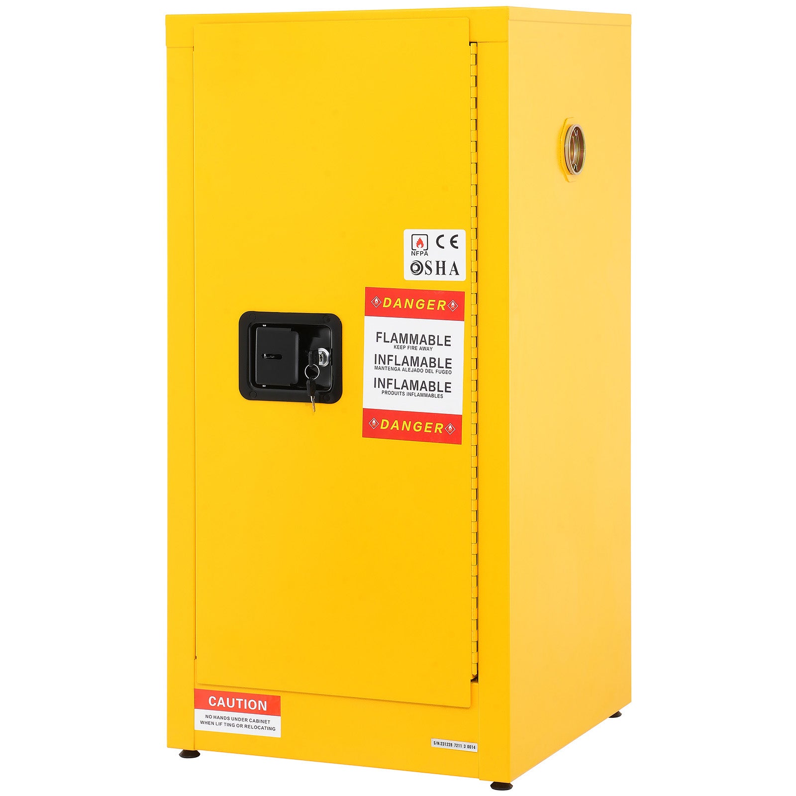 Flammable Cabinet with Adjustable Shelf
