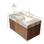 MURI 36" Bathroom Vanity & Sink