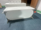 Wall-Mounted Entryway Shelf with Hooks and Storage Bench Set