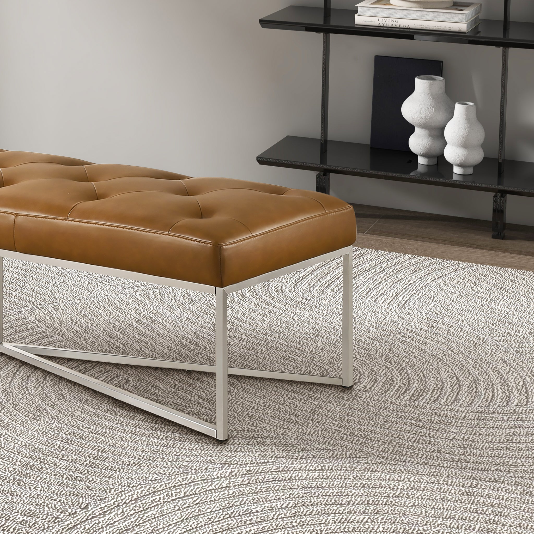 Harper Premium Leather Bench
