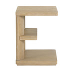 Tan Chairside Table