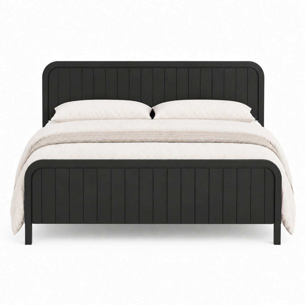 King Bed Frame with Headboard