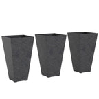 Stackable Taper Planters, Set of 3 Flower Pots
