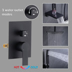 12 Inch Rainfall Shower Faucet Set