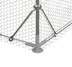 Large Metal Chicken Coop Walk-In Poultry Cage