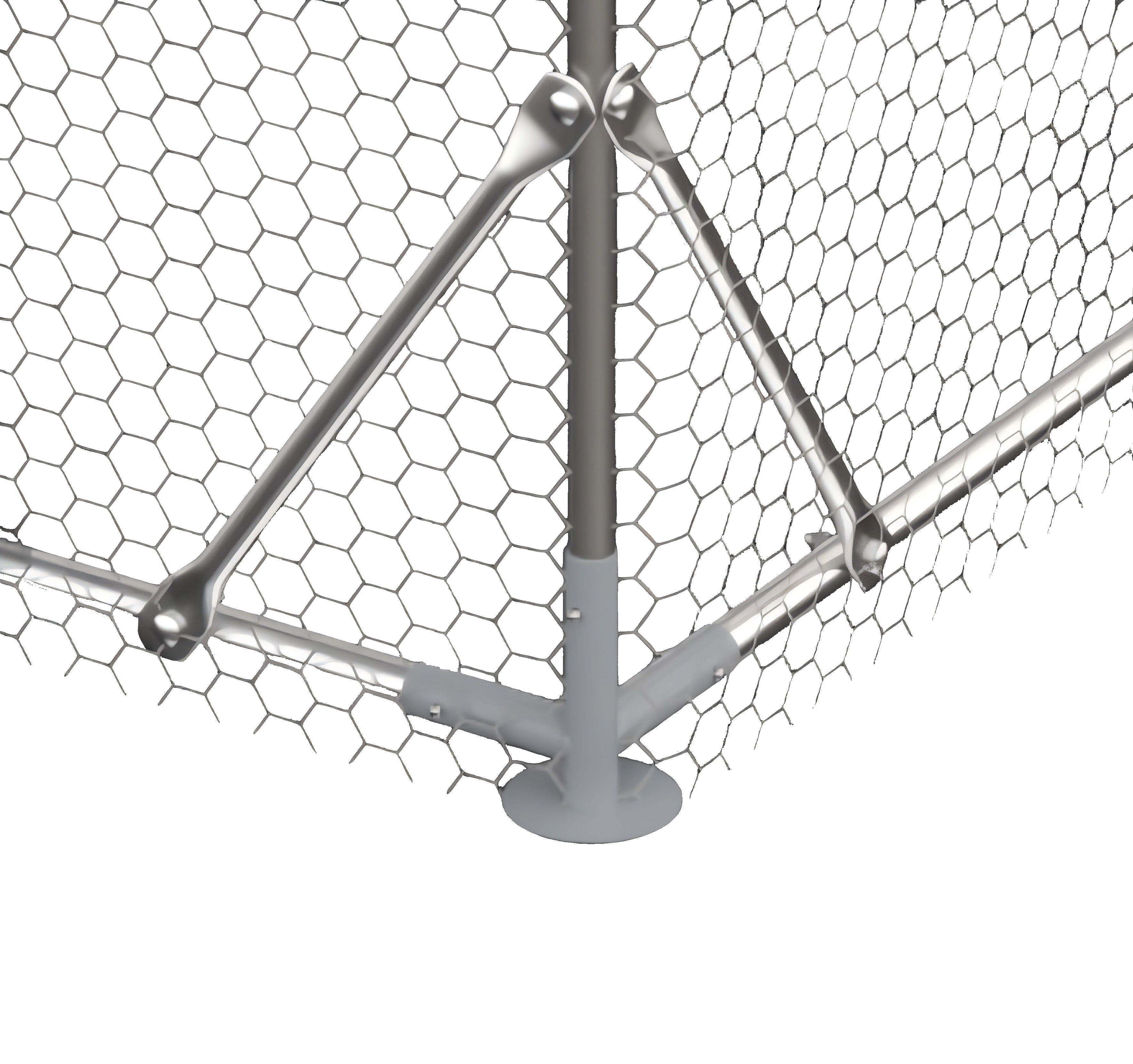 Large Metal Chicken Coop Walk-In Poultry Cage
