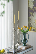 47" Rectangular Console Table with Elegant Floral Design