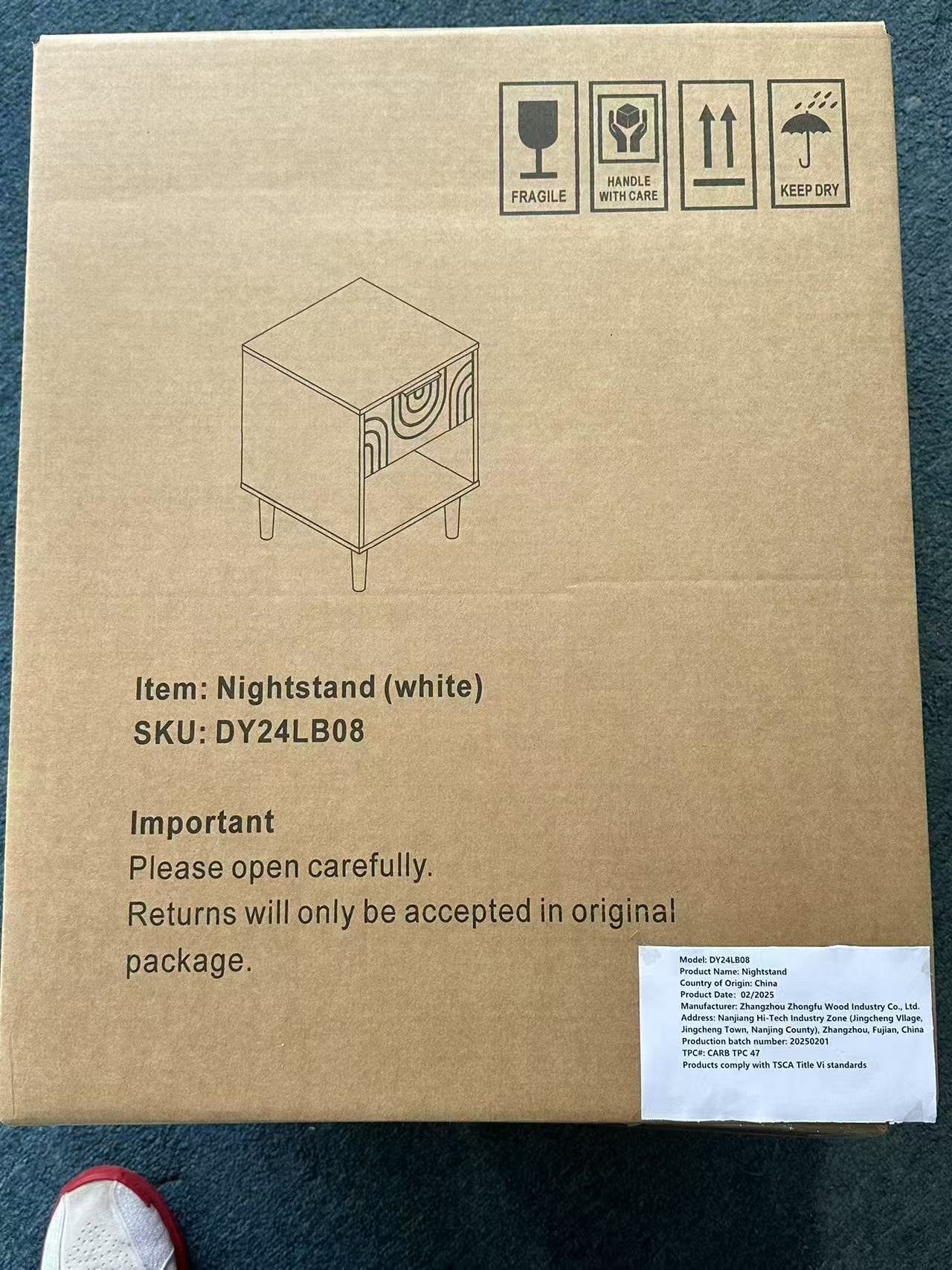22.83" H Modern Nightstand