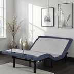 Full Adjustable Bed Base with Three Vibration Modes and Head and Foot Position Adjustments