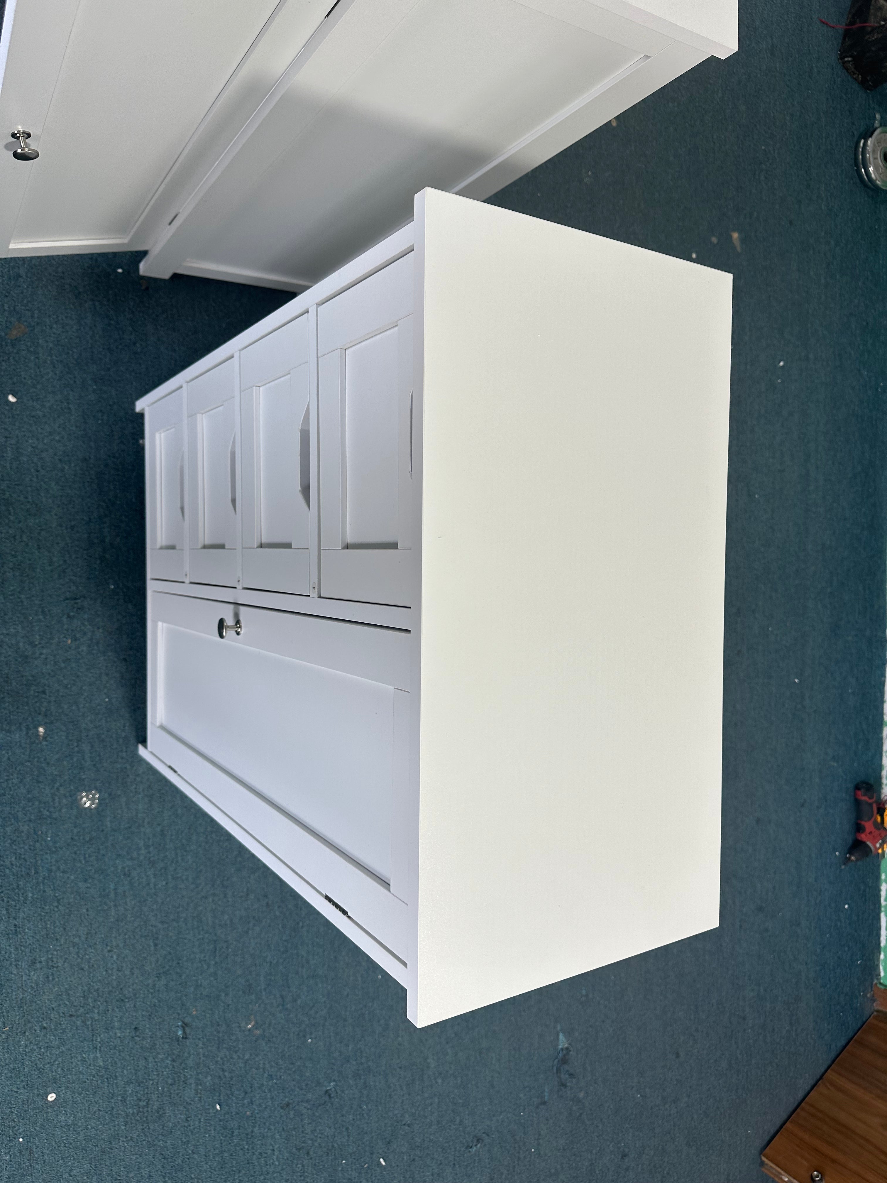 Bathroom Storage Cabinet with 4 Drawers and 1 Door