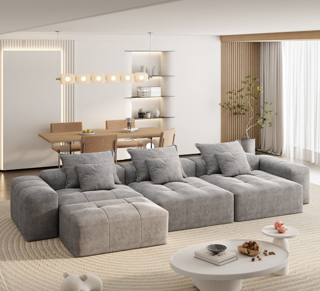 Modern Oversized Modular Sectional Sofa
