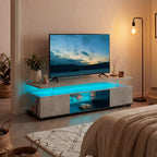 TV Stand for 55 Inch TV - LED Gaming Entertainment Center