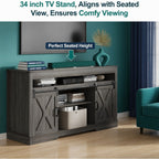 58" Modern Farmhouse TV Stand