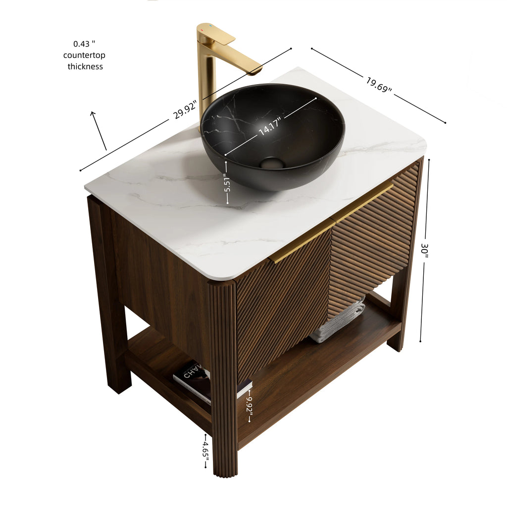 Indigo 30" Bathroom Vanity & Sink