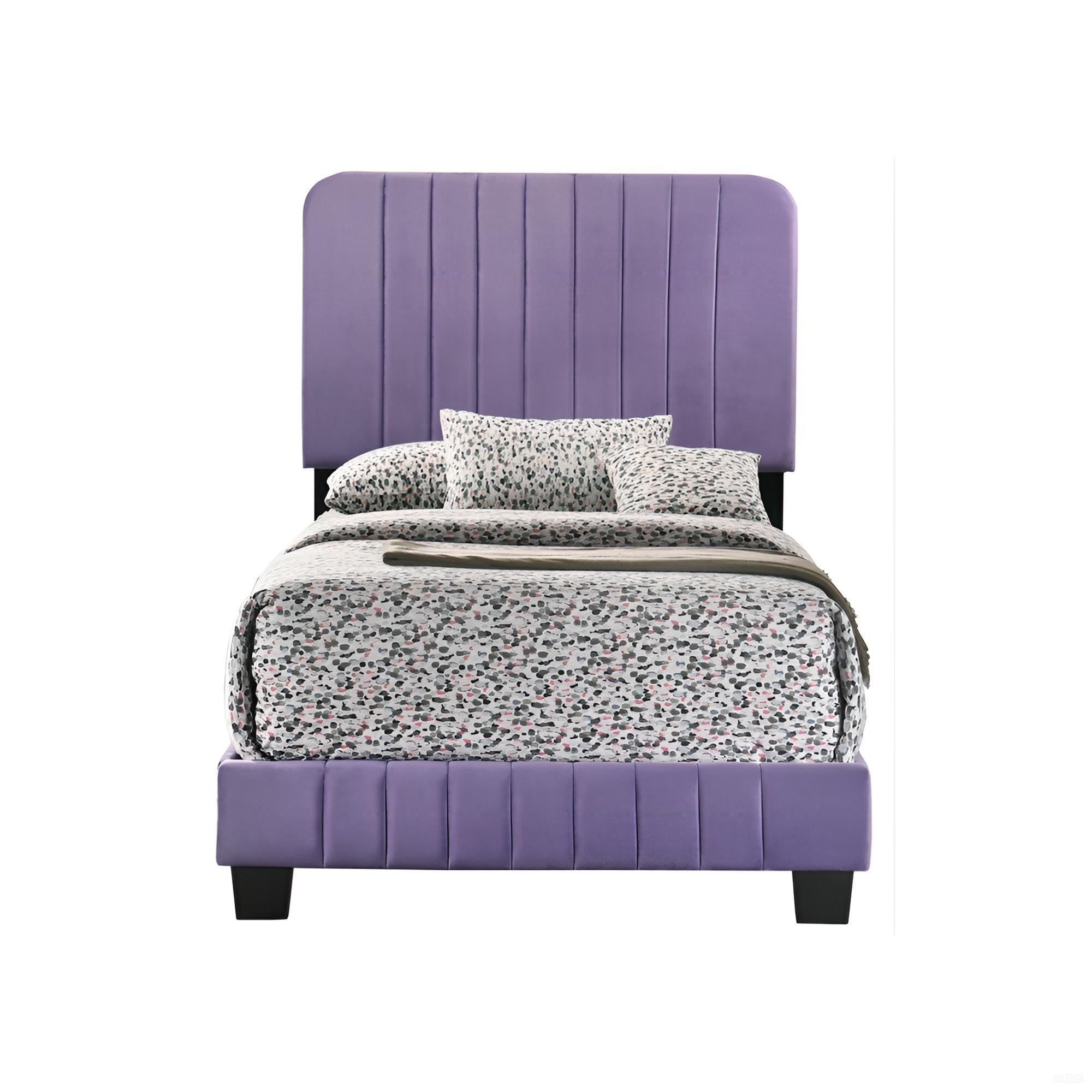 Contemporary Twin Bed In Vibrant