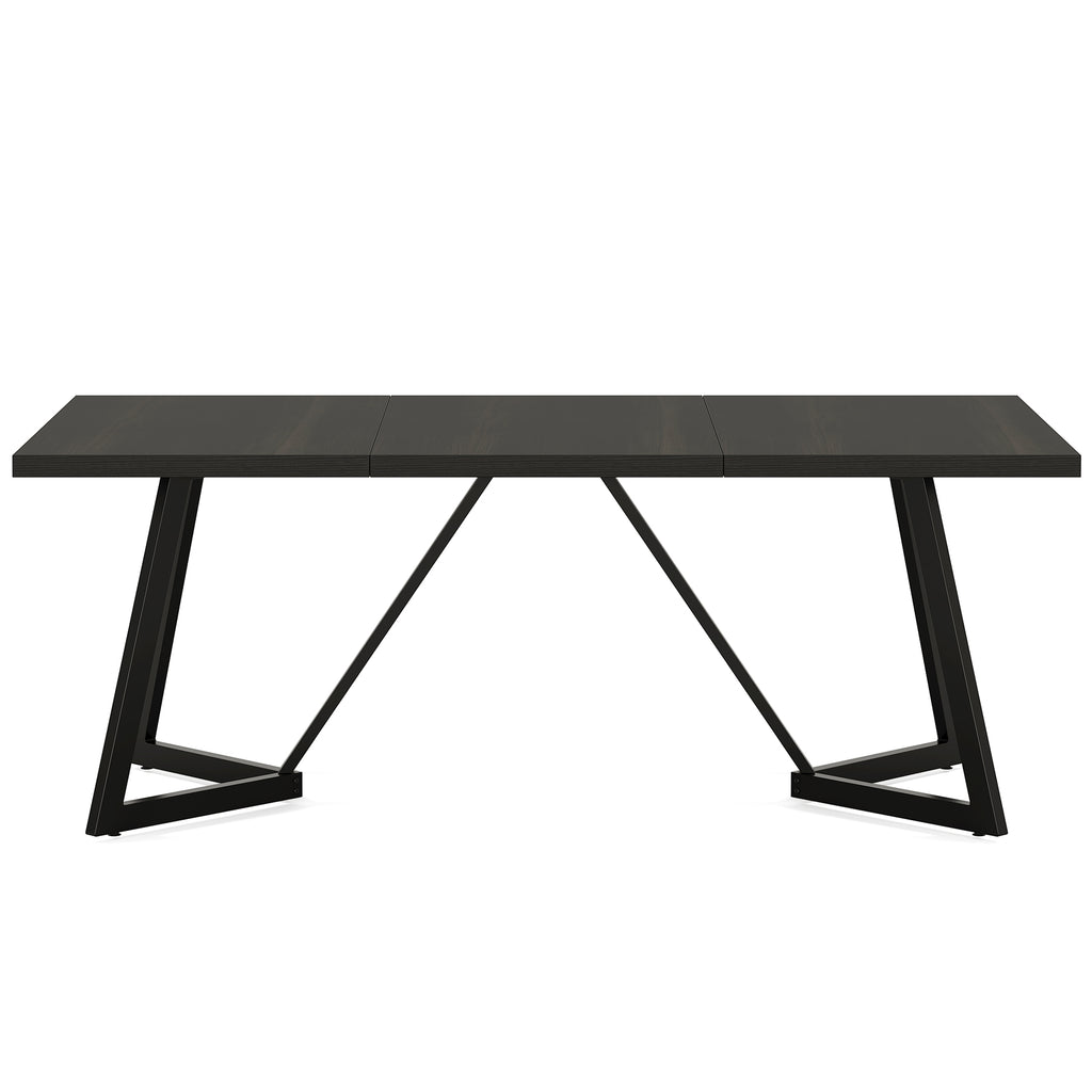 71" Large Dining Table for 6-8 People