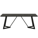 71" Large Dining Table for 6-8 People