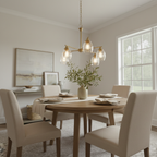 Elegance Five Lights Linear Arms with Golden