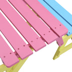 Kid's Multi-Functional Arm Chair, Table + 2 Benches (All-in-one)