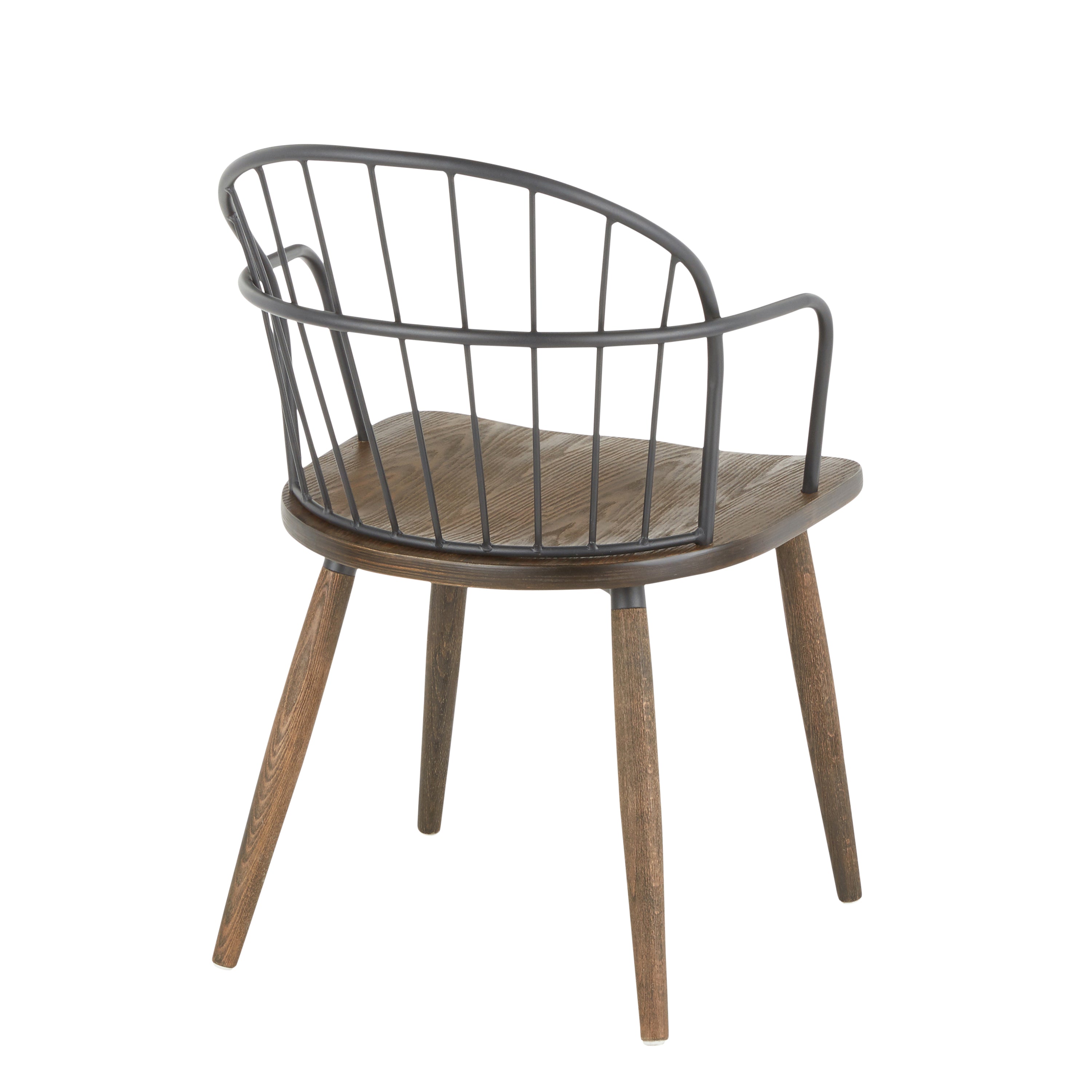 Accent/Dining Chair with Arms in Dark