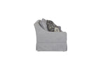 Sofa with Skirt and Reversible Cushions and 2 Pillows
