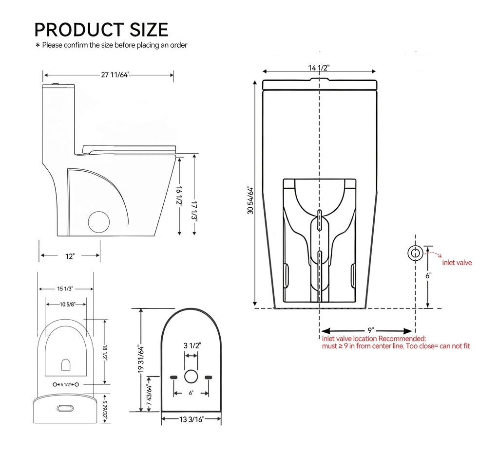 Tornado Flush One-Piece Toilet
