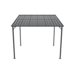 Outdoor Metal Pergola 8' x 10' with Inclined Roof