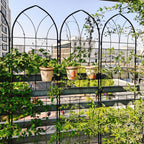 4 Pack Metal Garden Trellis - 78.7" x 19.7"