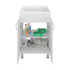 Demolotion Utility Sink Cabinet with Dual Compartments