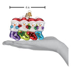 Snow Family Of 4 Ornament