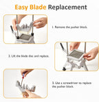 Commercial French Fry Cutter with Replaceable Blades