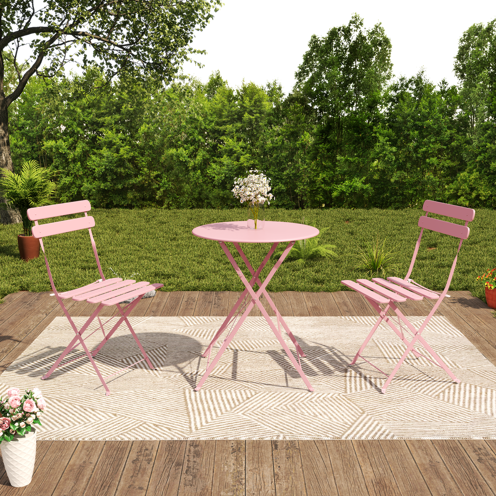 3 Piece Bistro Table and Chairs Set