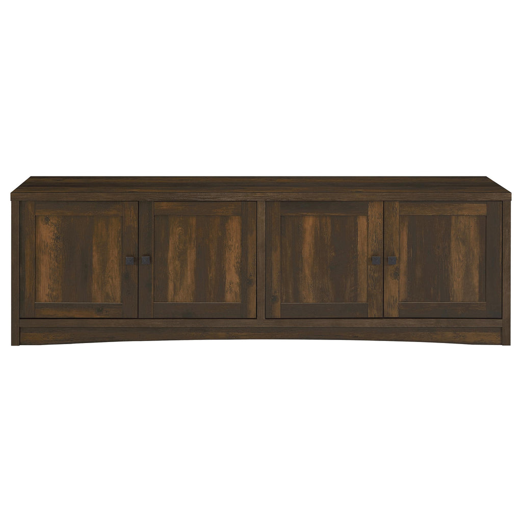Lunetta Dark Pine 3-Piece TV Stand Entertainment Center