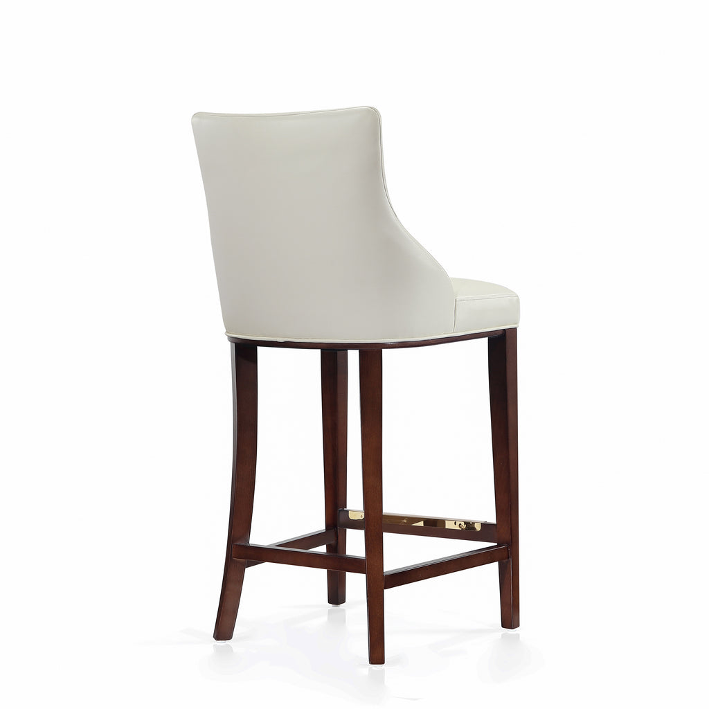 Shubert Wood Upholstered Barstool