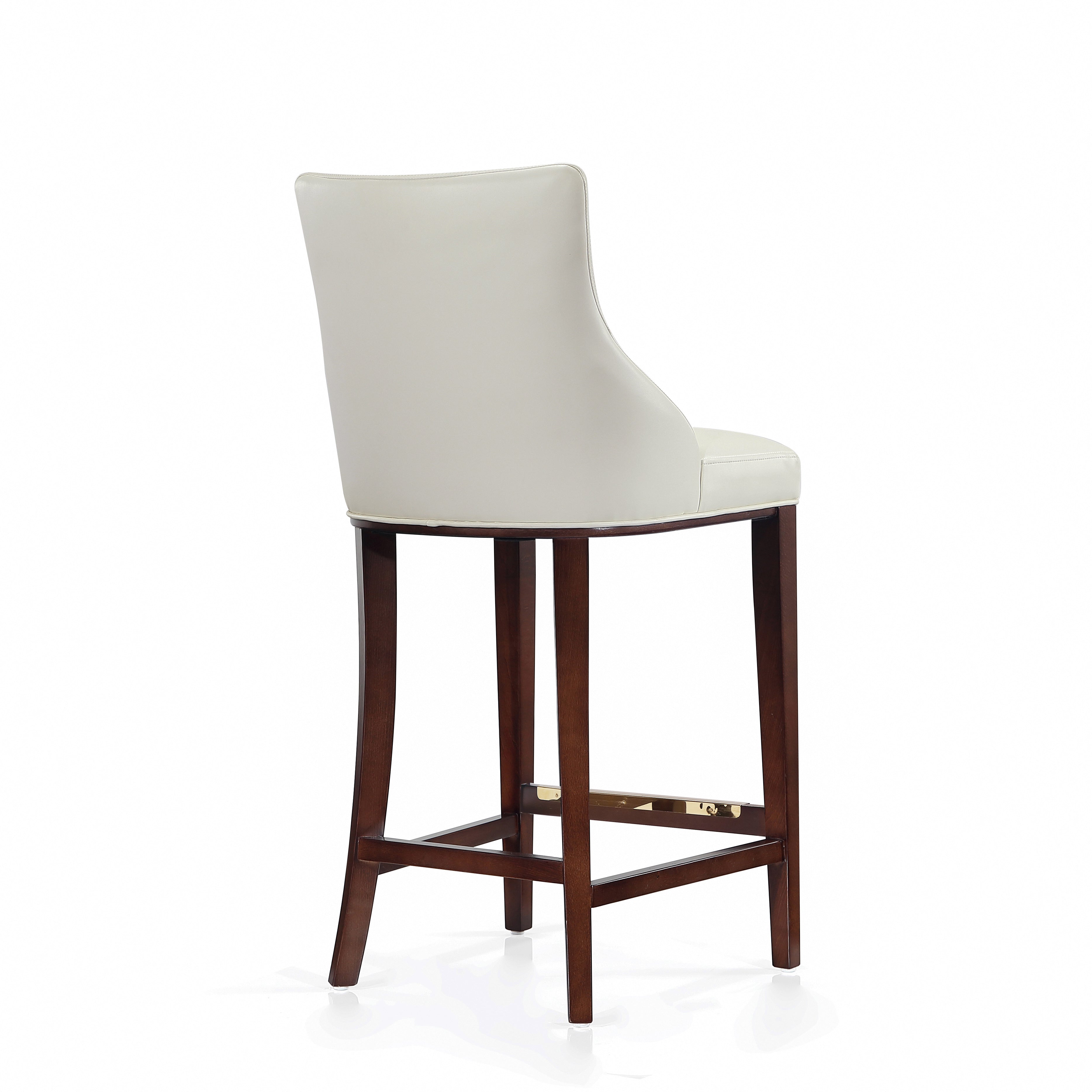 Shubert Wood Upholstered Barstool