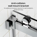 Frameless Double Sliding Shower Door