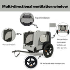 Outdoor Heavy Duty Collapsible Pet Bike Trailer