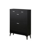 Large Size Shoe Cabinet - Modern Tipping Bucket Organizer