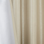 Twist Tab Total Blackout Window Curtain Panel Champagne 50x84"
