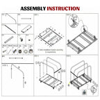 2000LBS Heavy Duty 2-in-1 Table Dolly