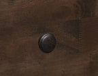 Brown 2-Drawer Nightstand