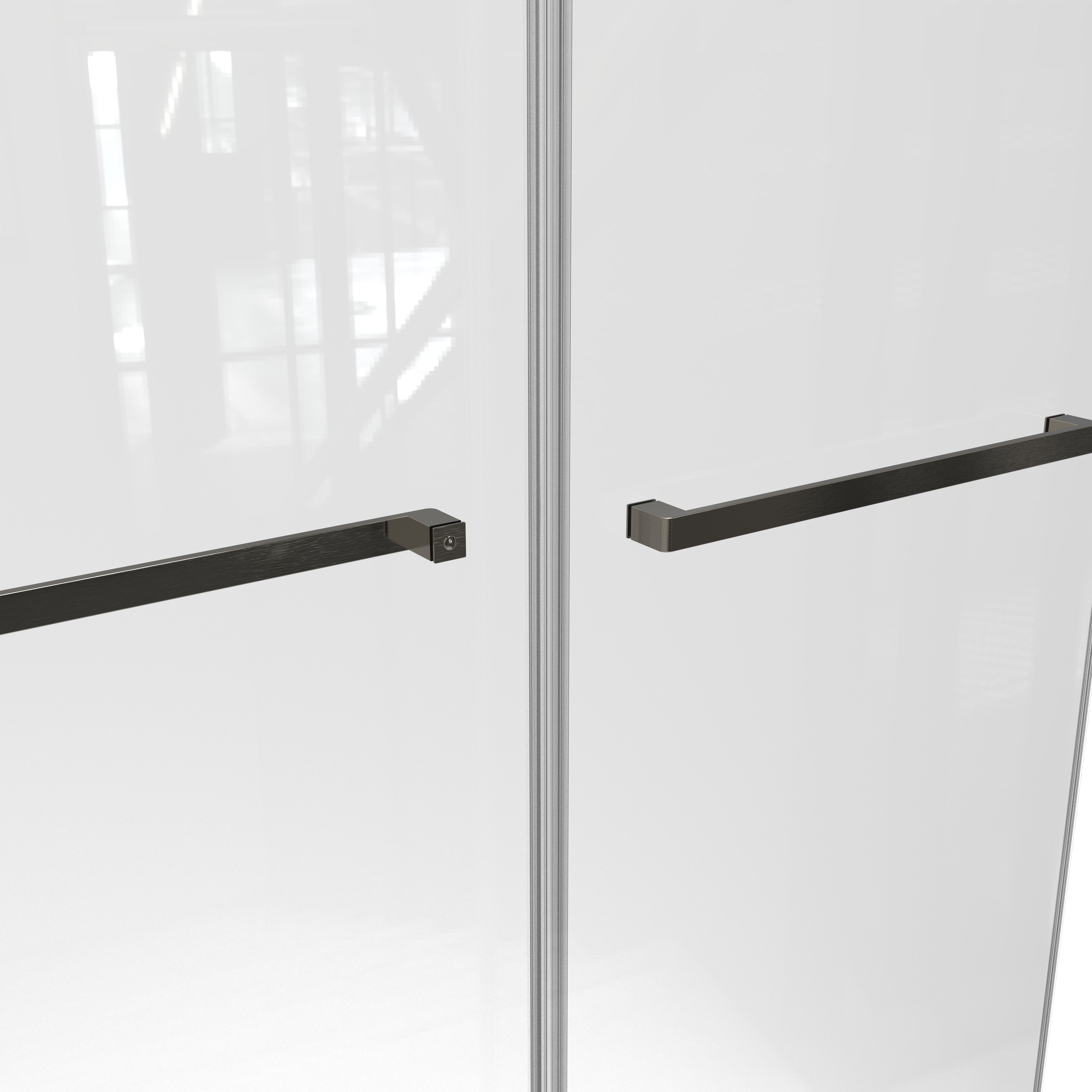 60"W x 75"H Double-Sliding Shower Door Matte